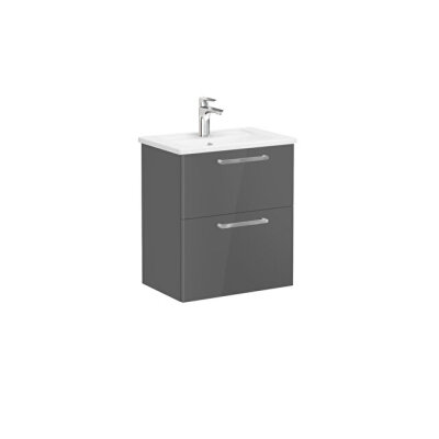 VitrA Root Flat Lavabo Dolabı, 2 Çekmeceli, Dar, 60 cm - 1