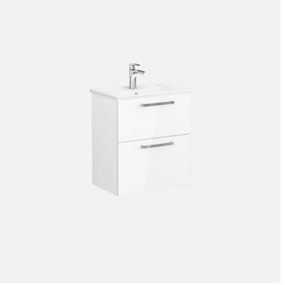 VitrA Root Flat Lavabo Dolabı, 2 Çekmeceli, Dar, 60 cm - 1