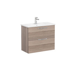 VitrA Root Flat Lavabo Dolabı, 2 Çekmeceli, Dar, 80 cm - VİTRA