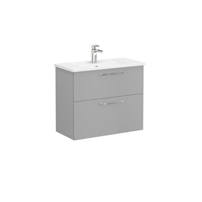 VitrA Root Flat Lavabo Dolabı, 2 Çekmeceli, Dar, 80 cm - 1
