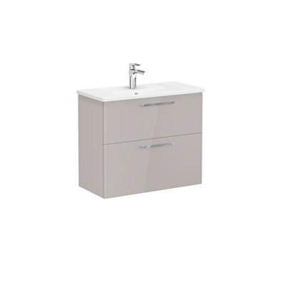 VitrA Root Flat Lavabo Dolabı, 2 Çekmeceli, Dar, 80 cm - 1