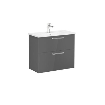 VitrA Root Flat Lavabo Dolabı, 2 Çekmeceli, Dar, 80 cm - 1