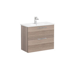 VitrA Root Flat Lavabo Dolabı, 2 Çekmeceli, Dar, 80 cm - VİTRA
