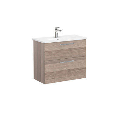 VitrA Root Flat Lavabo Dolabı, 2 Çekmeceli, Dar, 80 cm - 1
