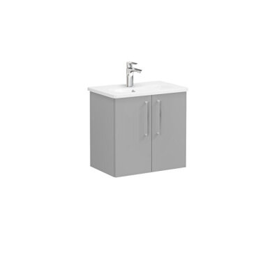 VitrA Root Flat Lavabo Dolabı, Kapaklı, 60 cm, Dar - 1