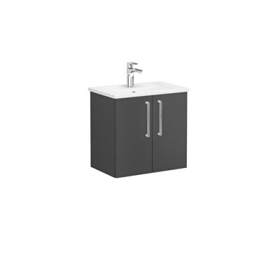 VitrA Root Flat Lavabo Dolabı, Kapaklı, 60 cm, Dar - 1