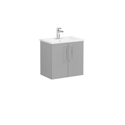 VitrA Root Flat Lavabo Dolabı, Kapaklı, 60 cm, Dar - 1