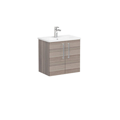 VitrA Root Flat Lavabo Dolabı, Kapaklı, 60 cm, Dar - 1