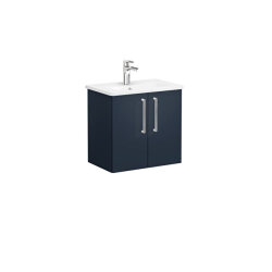 VitrA Root Flat Lavabo Dolabı, Kapaklı, 60 cm, Dar - VİTRA