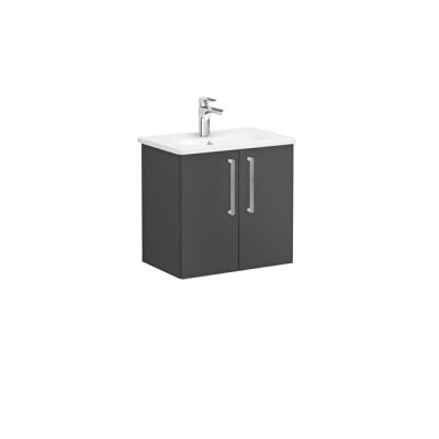 VitrA Root Flat Lavabo Dolabı, Kapaklı, 60 cm, Dar - 1