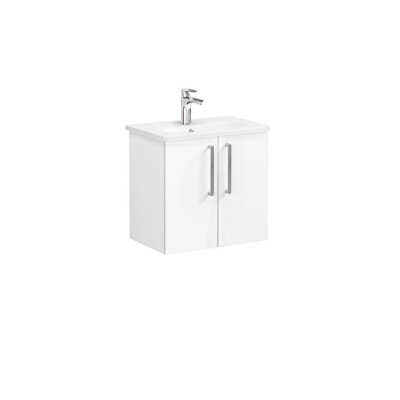 VitrA Root Flat Lavabo Dolabı, Kapaklı, 60 cm, Dar - 1