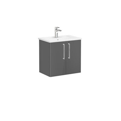 VitrA Root Flat Lavabo Dolabı, Kapaklı, 60 cm, Dar - 1