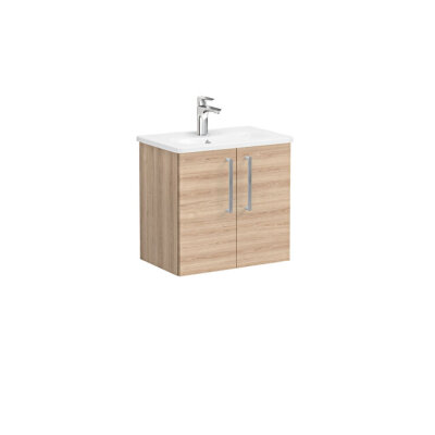 VitrA Root Flat Lavabo Dolabı, Kapaklı, 60 cm, Dar - 1