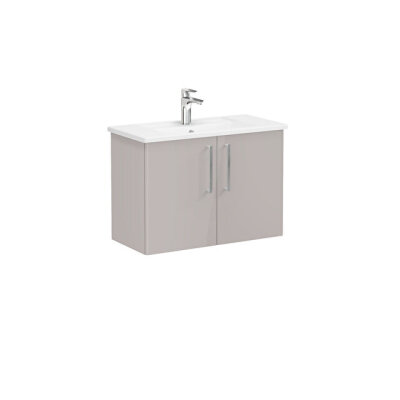 VitrA Root Flat Lavabo Dolabı, Kapaklı, 80 cm, Dar - 1
