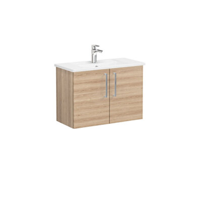 VitrA Root Flat Lavabo Dolabı, Kapaklı, 80 cm, Dar - 1