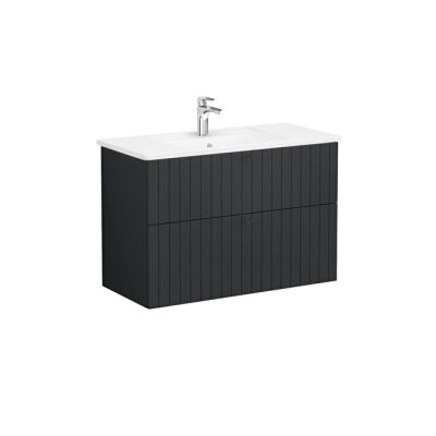 VitrA Root Groove, Lavabo Dolabı, 100 cm, 2 Çekmeceli - 1