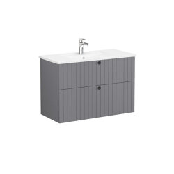 VitrA Root Groove, Lavabo Dolabı, 100 cm, 2 Çekmeceli - VİTRA