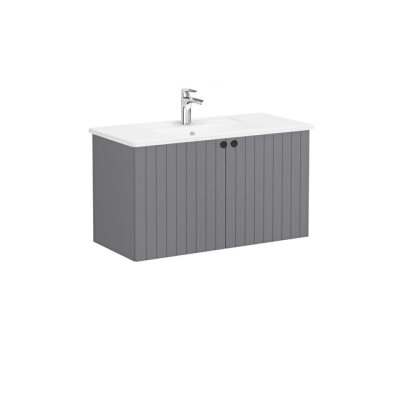 VitrA Root Groove, Lavabo Dolabı, 100 cm, Kapaklı - 1