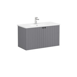 VitrA Root Groove, Lavabo Dolabı, 100 cm, Kapaklı - VİTRA