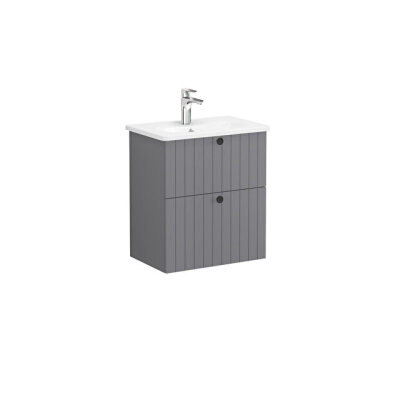 VitrA Root Groove, Lavabo Dolabı, 60 cm, 2 Çekmeceli - 1