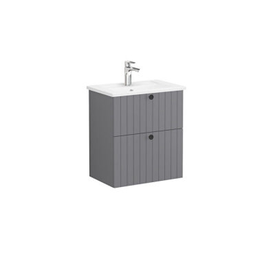 VitrA Root Groove, Lavabo Dolabı, 60 cm, 2 Çekmeceli - 1