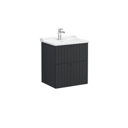 VitrA Root Groove, Lavabo Dolabı, 60 cm, 2 Çekmeceli - VİTRA