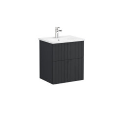 VitrA Root Groove, Lavabo Dolabı, 60 cm, 2 Çekmeceli - VİTRA