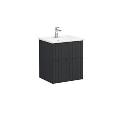 VitrA Root Groove, Lavabo Dolabı, 60 cm, 2 Çekmeceli - VİTRA