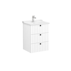 VitrA Root Groove, Lavabo Dolabı, 60 cm, 3 Çekmeceli - VİTRA