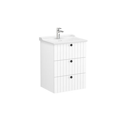 VitrA Root Groove, Lavabo Dolabı, 60 cm, 3 Çekmeceli - 1