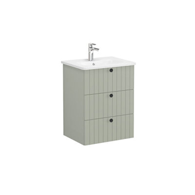 VitrA Root Groove, Lavabo Dolabı, 60 cm, 3 Çekmeceli - 1