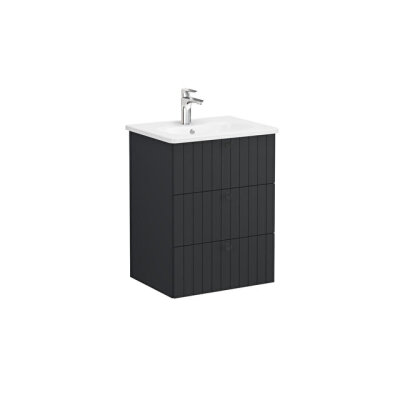 VitrA Root Groove, Lavabo Dolabı, 60 cm, 3 Çekmeceli - 1