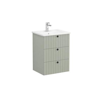 VitrA Root Groove, Lavabo Dolabı, 60 cm, 3 Çekmeceli - 1