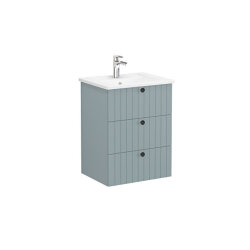 VitrA Root Groove, Lavabo Dolabı, 60 cm, 3 Çekmeceli - VİTRA