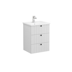 VitrA Root Groove, Lavabo Dolabı, 60 cm, 3 Çekmeceli - VİTRA