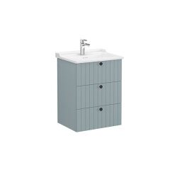 VitrA Root Groove, Lavabo Dolabı, 60 cm, 3 Çekmeceli - VİTRA