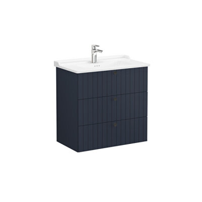 VitrA Root Groove, Lavabo Dolabı, 80 cm, 3 Çekmeceli - 1