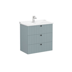 VitrA Root Groove, Lavabo Dolabı, 80 cm, 3 Çekmeceli - VİTRA