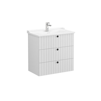 VitrA Root Groove, Lavabo Dolabı, 80 cm, 3 Çekmeceli - 1