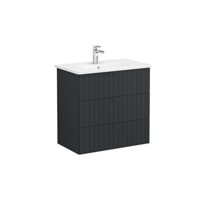 VitrA Root Groove, Lavabo Dolabı, 80 cm, 3 Çekmeceli - 1