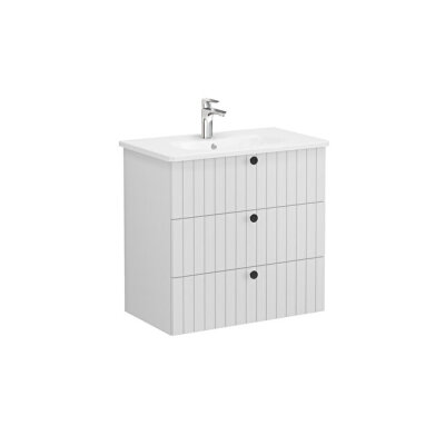 VitrA Root Groove, Lavabo Dolabı, 80 cm, 3 Çekmeceli - 1
