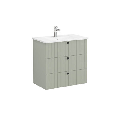 VitrA Root Groove, Lavabo Dolabı, 80 cm, 3 Çekmeceli - 1
