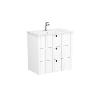VitrA Root Groove, Lavabo Dolabı, 80 cm, 3 Çekmeceli - 1