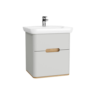 VitrA Sento 65 cm Çift Çekmeceli Lavabo Alt Dolabı - 1