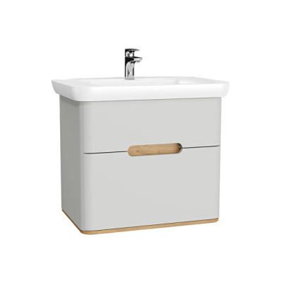 VitrA Sento 80 cm Çift Çekmeceli Lavabo Alt Dolabı - 1