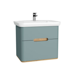 VitrA Sento 80 cm Çift Çekmeceli Lavabo Alt Dolabı - VİTRA
