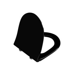 VitrA Sento Çift Kat Görünümlü Sök Tak Yavaş Kapanır Klozet Kapağı, Siyah - VİTRA