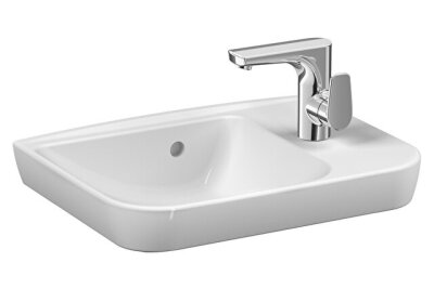 VitrA Sento Sağdan Armatür Delikli Lavabo, 50 cm - 1