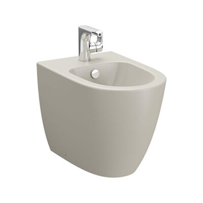 VitrA Sento Yerden Duvara Tam Dayalı Yerden Bide Mat Bej, 54 cm - 1