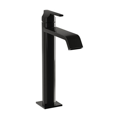 VitrA Suit Lavabo Bataryası  Üstten Yüksek Parlak Siyah - 1